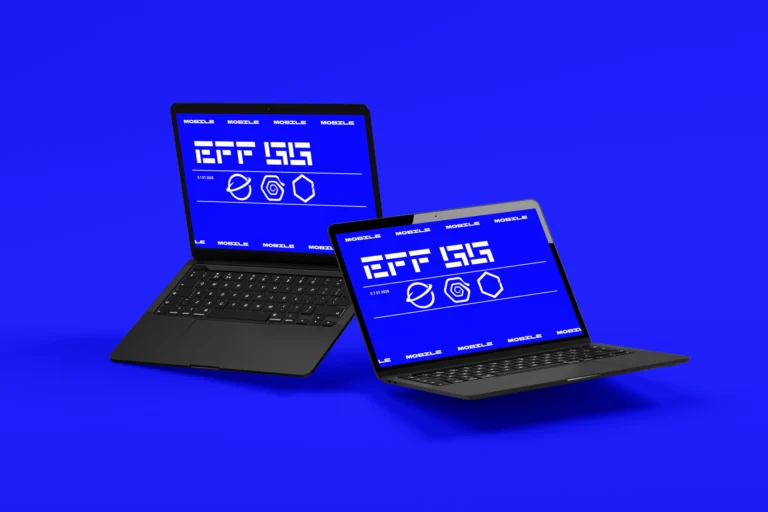 Free Dual Laptop Screen Mockup