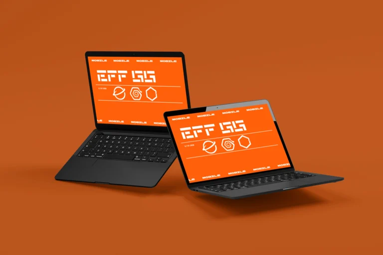 Free Dual Laptop Screen Mockup