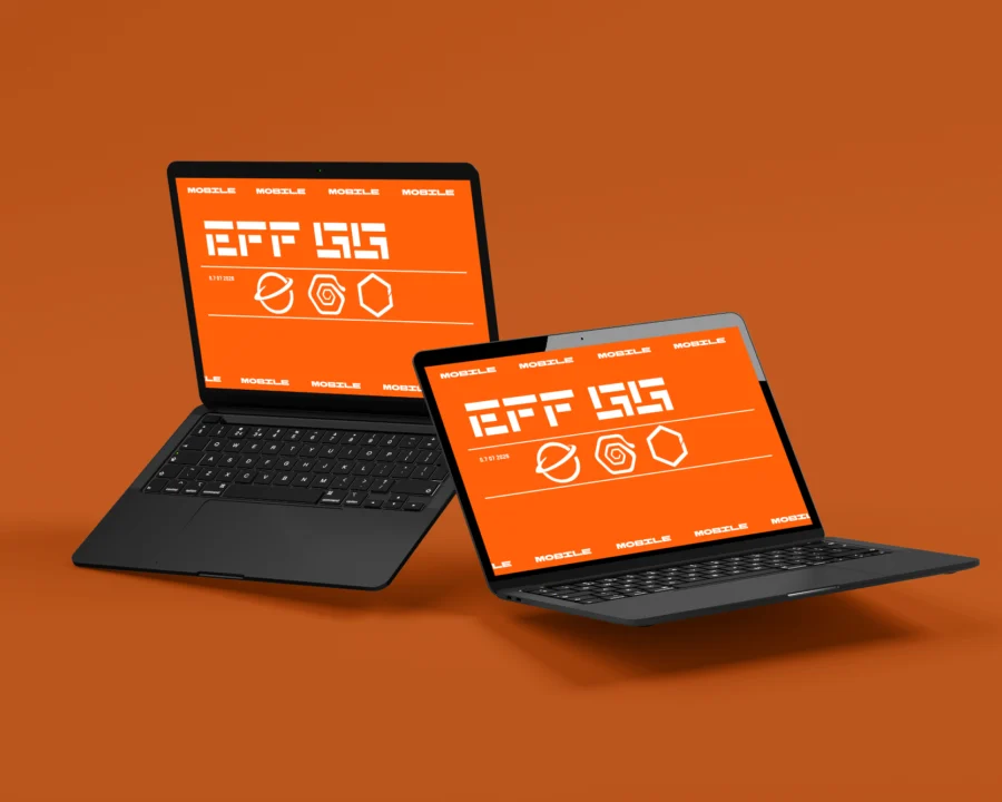 Free Dual Laptop Screen Mockup
