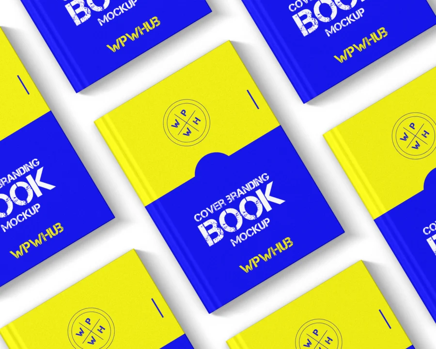 Free PSD Cover Branding Book Mockup
