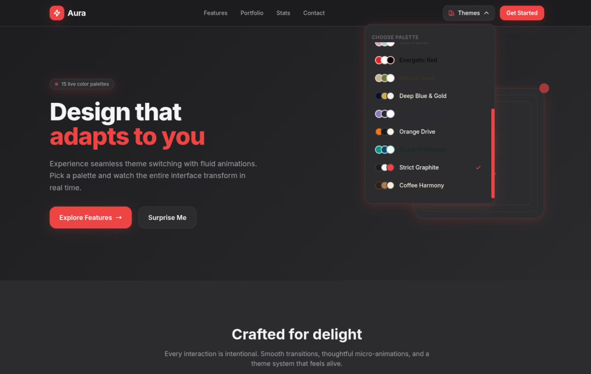 Aura — Modern Theme Experience