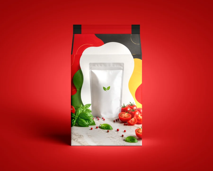 Free Food Pouch Packaging Mockup