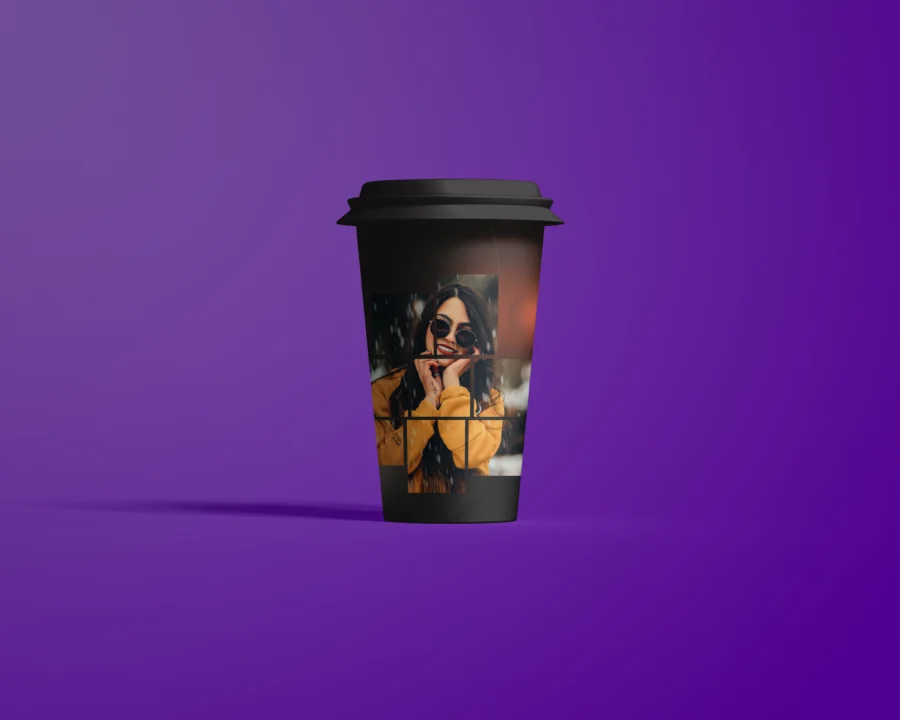 Free Premium Takeaway Coffee Cup Mockup